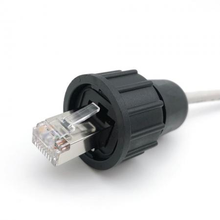 Водоустойчив конектор с бързо заключване на страната на кабела - Водоустойчив конектор с бързо заключване
